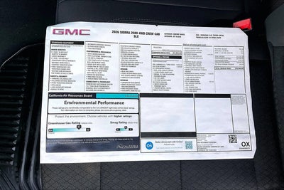 2026 GMC Sierra 2500 HD SLE