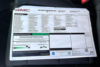 2026 GMC Sierra 3500 HD SLT DRW