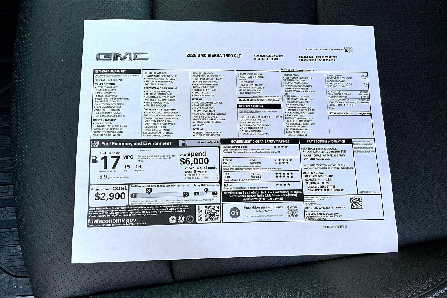 2026 GMC Sierra 1500 SLT