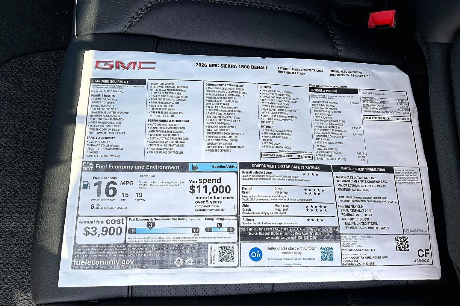 2026 GMC Sierra 1500 Denali
