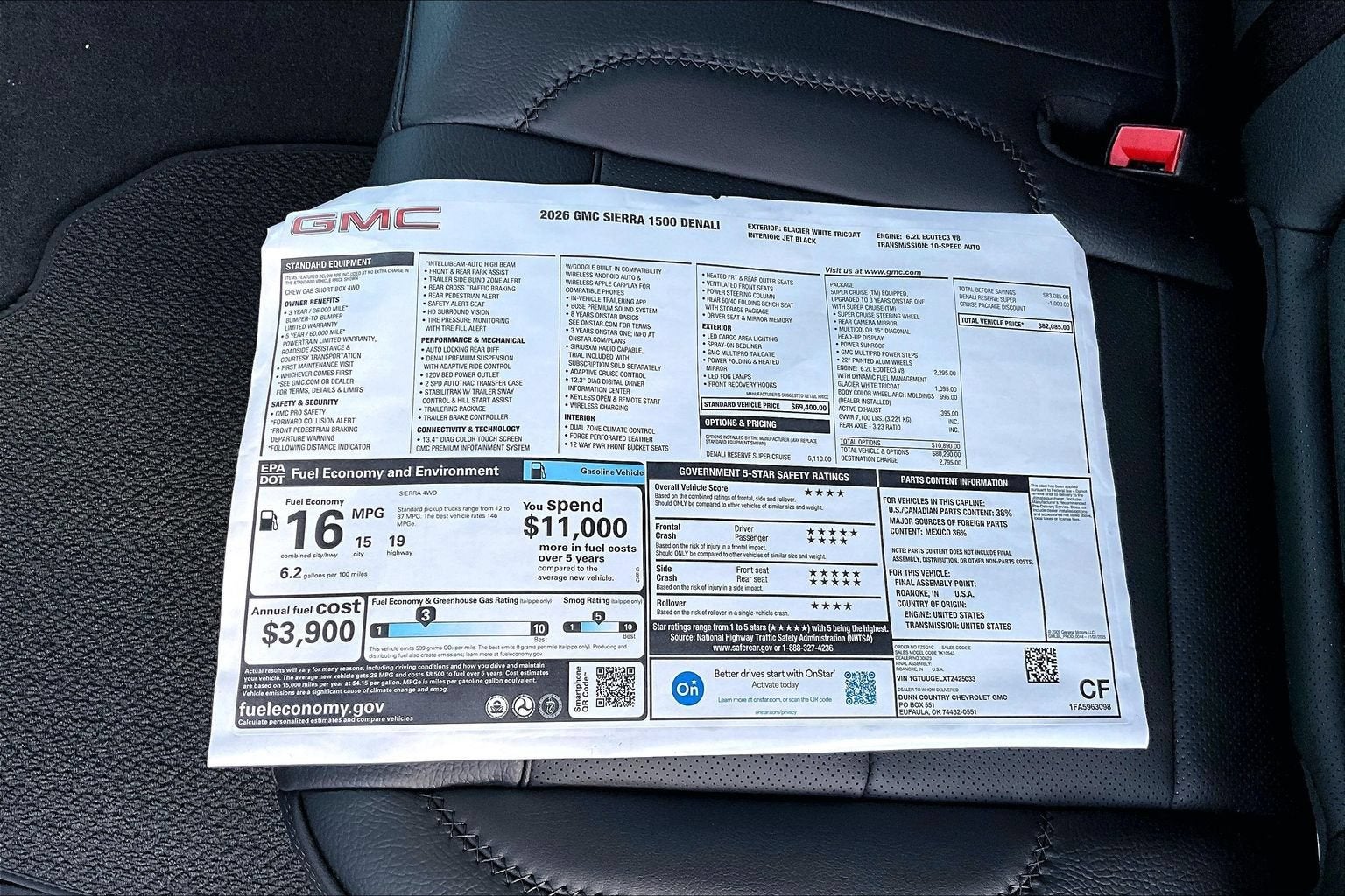 2026 GMC Sierra 1500 Denali