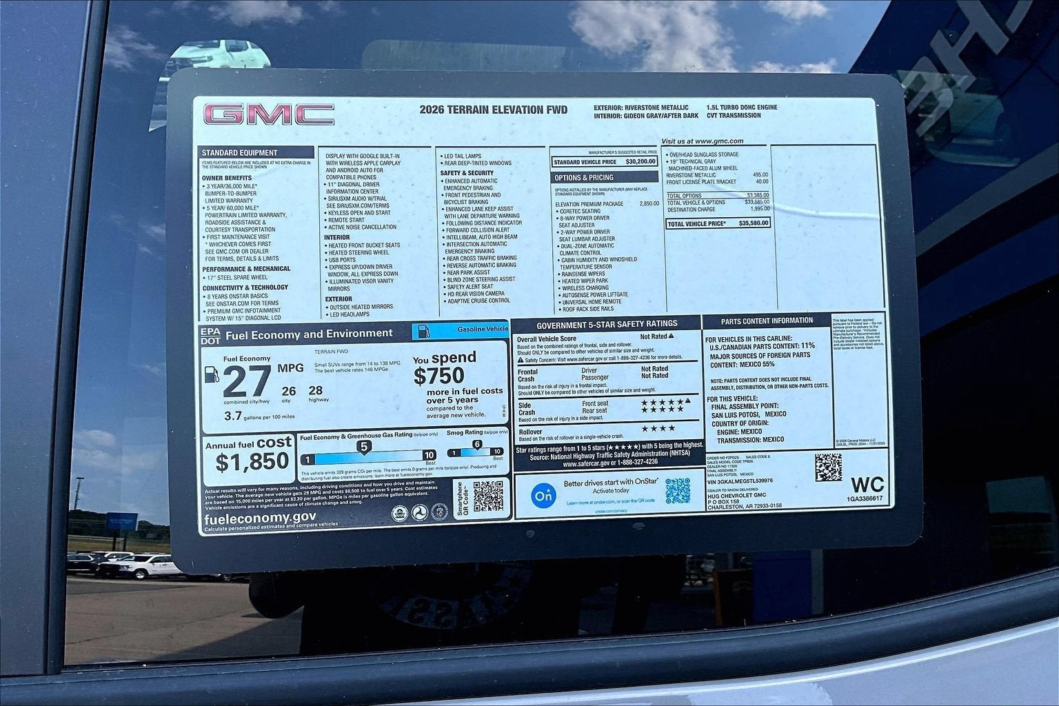 2026 GMC Terrain Elevation