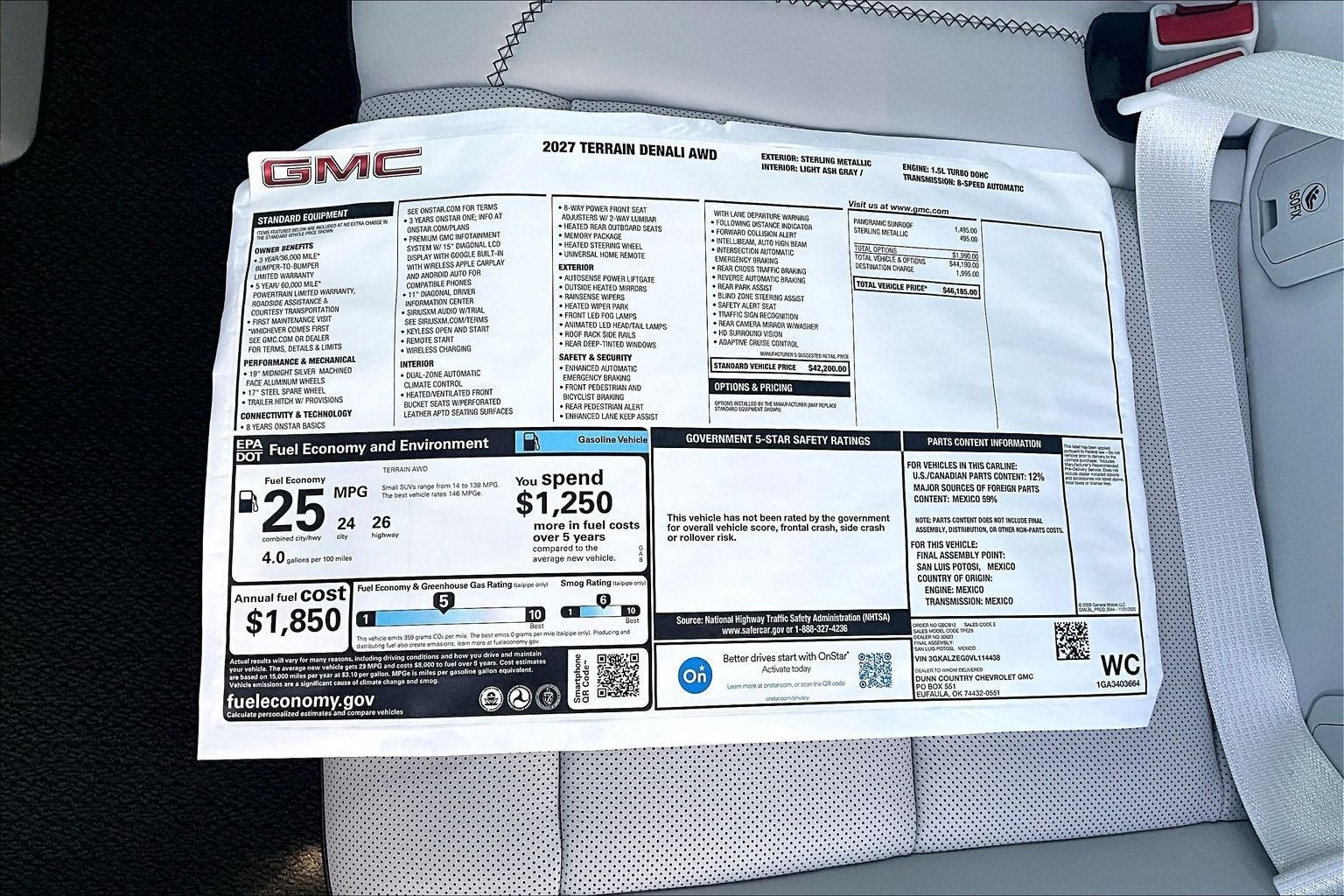 2027 GMC Terrain AWD Denali