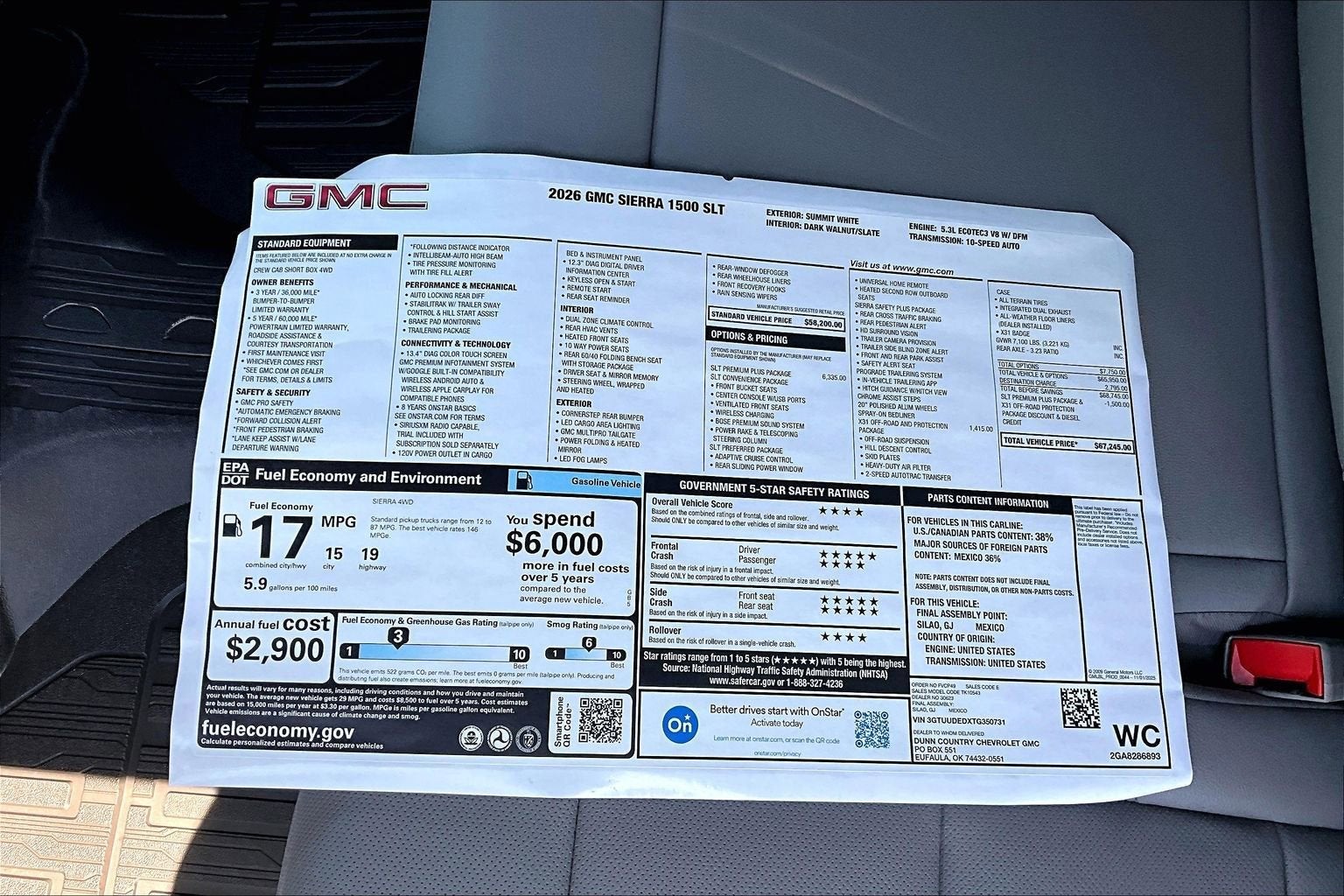 2026 GMC Sierra 1500 SLT
