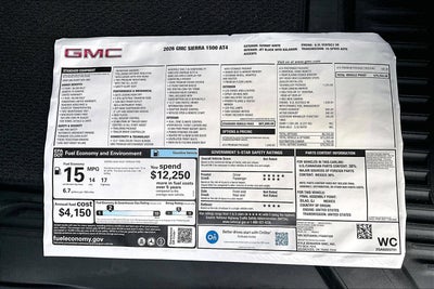2026 GMC Sierra 1500 AT4