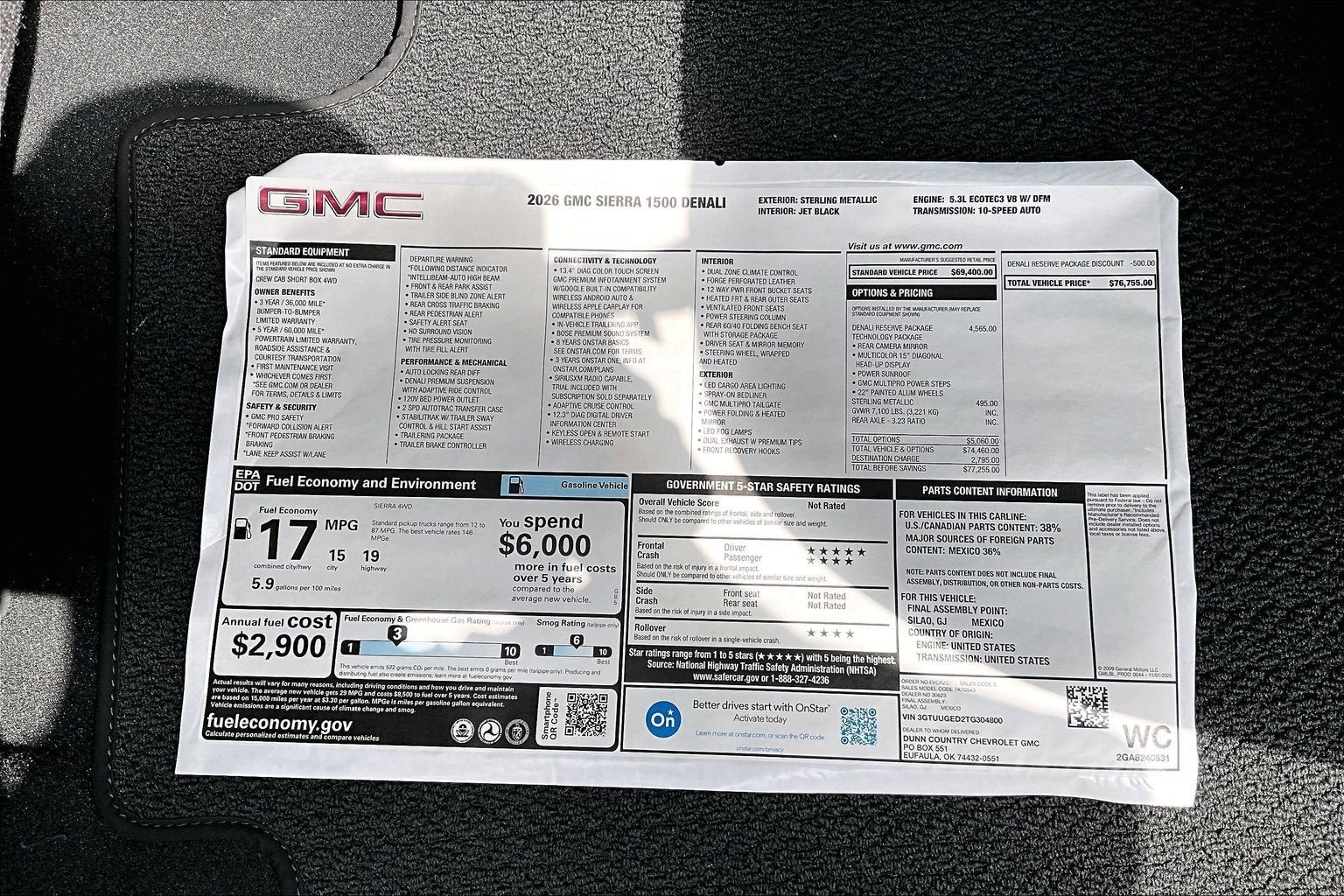 2026 GMC Sierra 1500 Denali